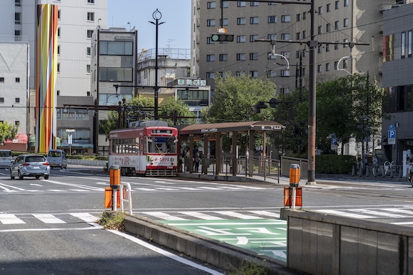 岡山電軌東山線 城下駅